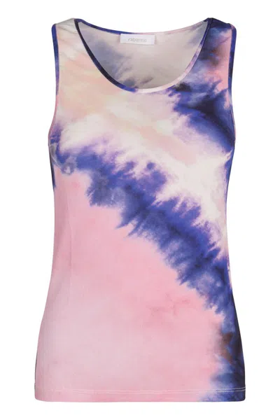 Rabanne Printed Top In Pink