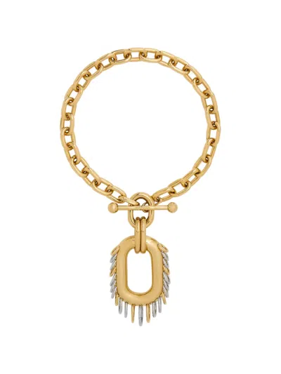 Rabanne Gold And Silver Punk Xl Link Necklace