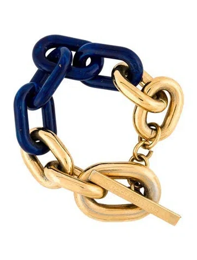 Pre-owned Rabanne Resin Eight Link Bracelet, 7" In Multi