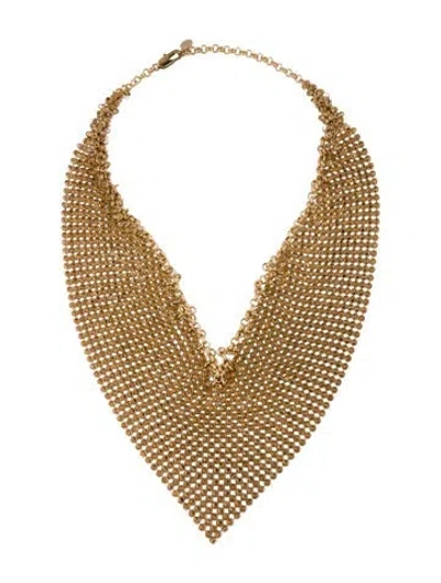 Pre-owned Rabanne Resin Mesh Collar Necklace, 20" In Multi