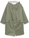 Rabanne Reversible Parka In Green