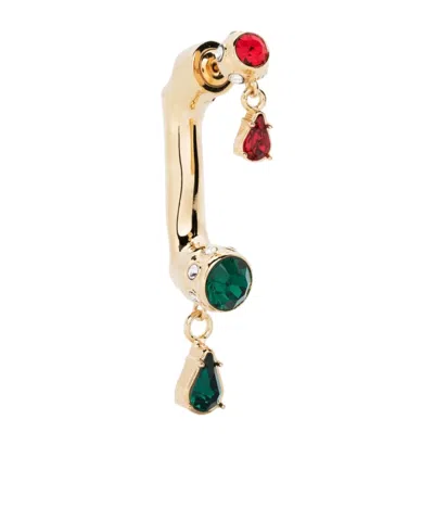 RABANNE CRYSTAL-EMBELLISHED DROP EARRING