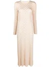 Rabanne Rhinestone-embellished Dress In Pink
