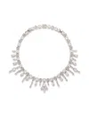 Rabanne Rhinestone-embellished Necklace In Silver