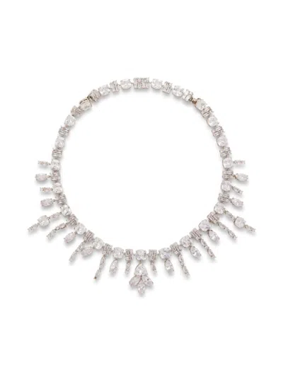 Rabanne Rhinestone-embellished Necklace In Silver
