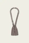 Rabanne Rhinestone Necklace In Gold Crystal
