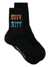 Rabanne Black Kimura Tsunehisa Edition 'city' Socks In Black