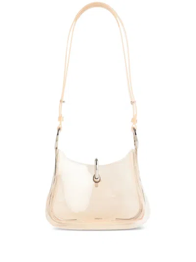 Rabanne Ring-detail Shoulder Bag In Neutral