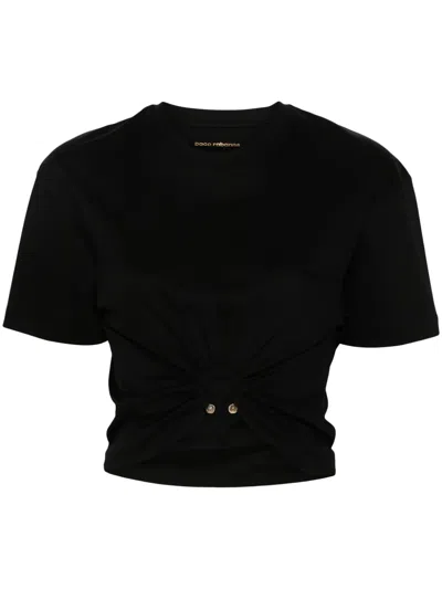 RABANNE RING-EMBELLISHED T-SHIRT