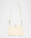 Rabanne Ring Small Leather Shoulder Bag In Neutral