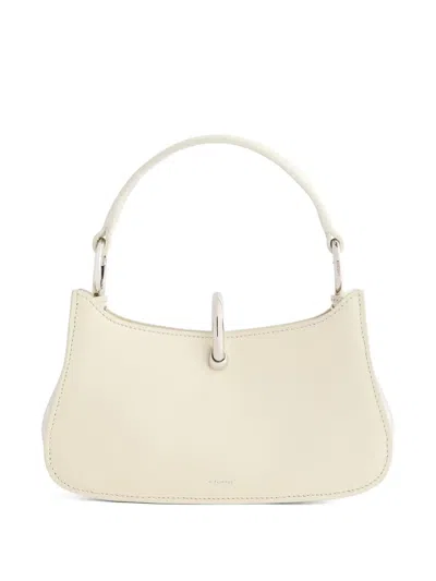 Rabanne Micro Ring Leather Top Handle Bag In Multi