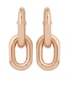 Rabanne Rose Gold 'double Xl Link' Earrings