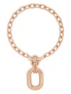 Rabanne Chunky Chain Oval Pendant Necklace In Gold
