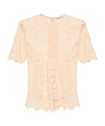 RABANNE ROUND-NECK BLOUSE