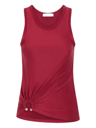 RABANNE RUCHED SLEEVELESS TOP