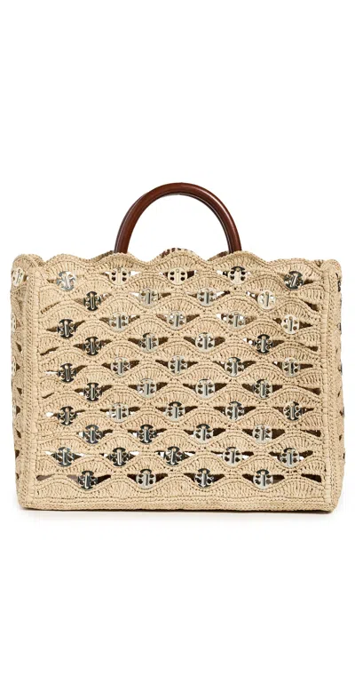 Rabanne Sac A Main Bag Natural/light Gold