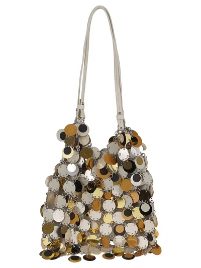 Rabanne Sac A Main In Guepard Silver