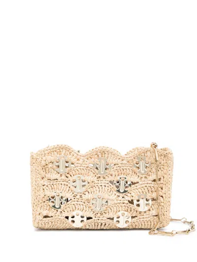 Rabanne Sac A Main Shoulder Bag In Neutrals