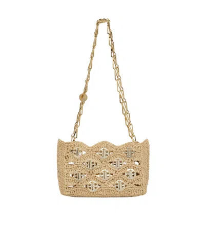 Rabanne Sac A Main Shoulder Bag In Nude