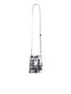 Rabanne Sac Soir Sparkle Mini Bag In Silver In Silver