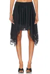 Rabanne Asymmetric Mini Skirt