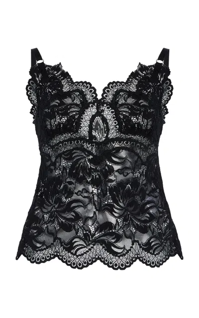 RABANNE SCALLOPED LACE TOP