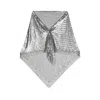 Rabanne Metallic Chain-mail Scarf In Metallic