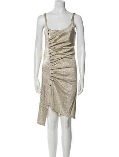 Pre-owned Rabanne Scoop Neck Knee-length Dress