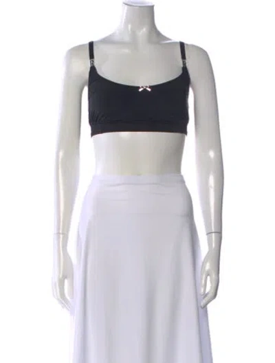 Pre-owned Rabanne Scoop Neck Sleeveless Sports Bra W/ Tags In Green