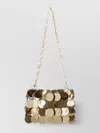 Rabanne Sequin Chain Nano Disc Bag