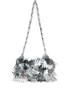 Rabanne Sequin-embellished Chain Shoulder Bag In Silver