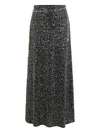 Rabanne Sequin-embellished Maxi Skirt In Black