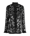 Rabanne Sequin-embellished Star Shirt In Black