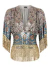 Rabanne Sequin-embellished Top In Multi