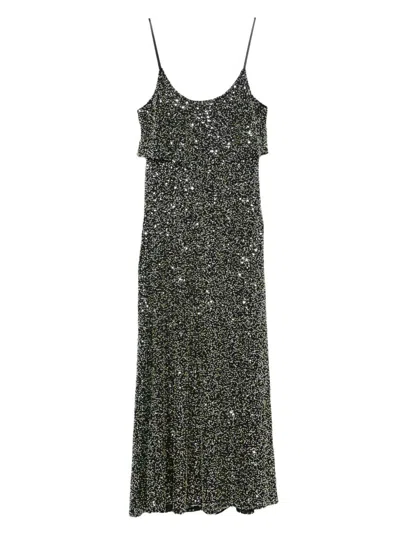 RABANNE RABANNE SEQUINED MIDI DRESS