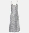 Rabanne Embellished Slipdress In Silver