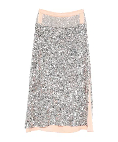 RABANNE RABANNE SEQUIN EMBELLISHED MAXI SKIRT