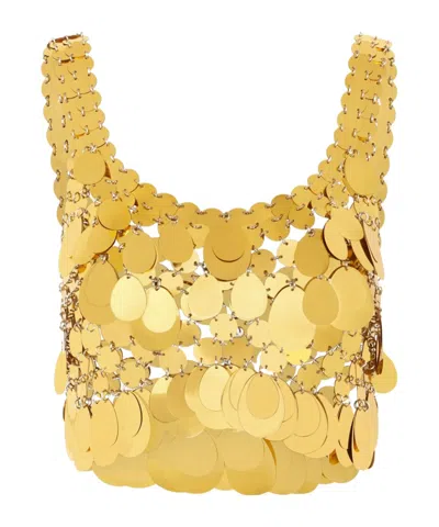 RABANNE SEQUINED SHORT TOP