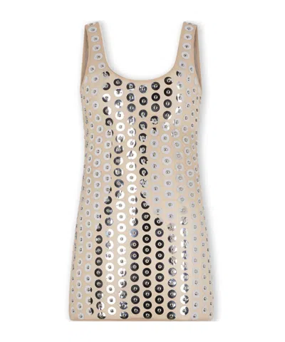RABANNE PACO RABANNE EMBROIDERED TANK TOP