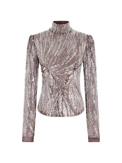 Rabanne Sequin-embellished Top In Multi