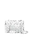 Rabanne Sequinned Mini Bag In Silver