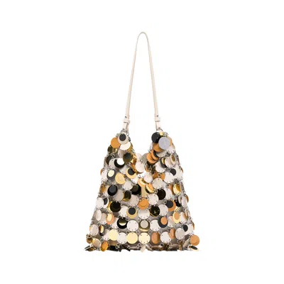 Pre-owned Rabanne Sequinned Shoulder Bag 'guepard/silver' | Multi-color | Women's Size Onesize