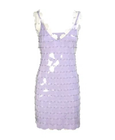 RABANNE PACO RABANNE SEQUIN-EMBELLISHED SLEEVELESS MINI DRESS