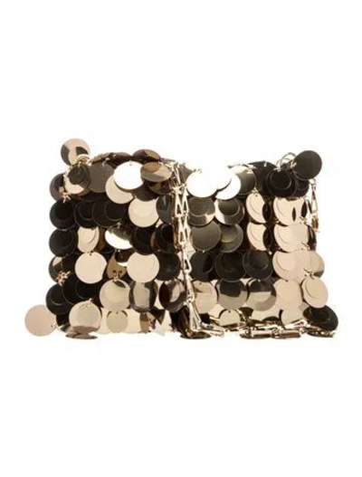 Pre-owned Rabanne Sequins Shoulder Bag In Gold/metallic