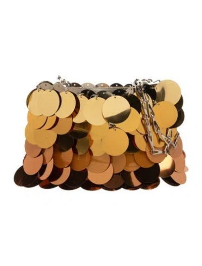 Pre-owned Rabanne Sequins Shoulder Bag In Neutral