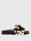 Rabanne Disc-embellished Slides In Gold