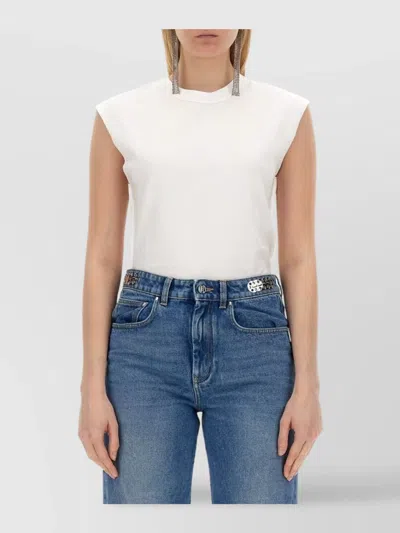 RABANNE SHORT SLEEVE COTTON T-SHIRT