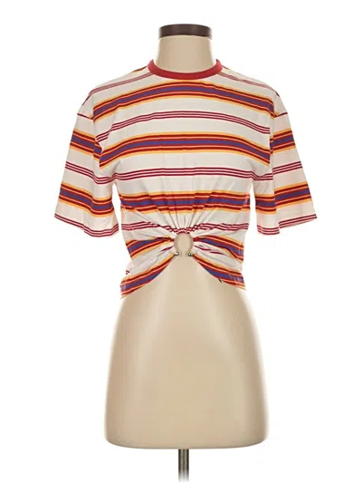 Pre-owned Rabanne Short Sleeve Turtleneck In Brown