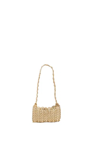 Rabanne Shoulder Bag In Golden