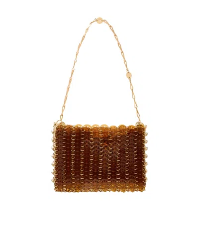 Rabanne 1969 Pailette-embellished Shoulder Bag In Black